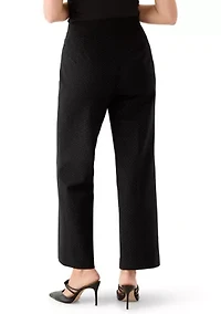 Petite Pull On Wide Leg Trousers