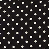 Plus Polka Dot Boat Neck Top