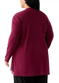 Plus Napa Cardigan