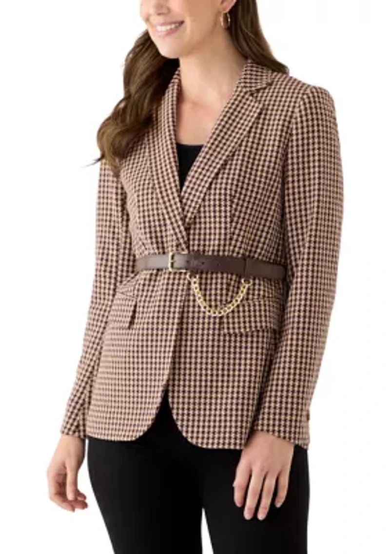 Women's Notch Jacket with Belt