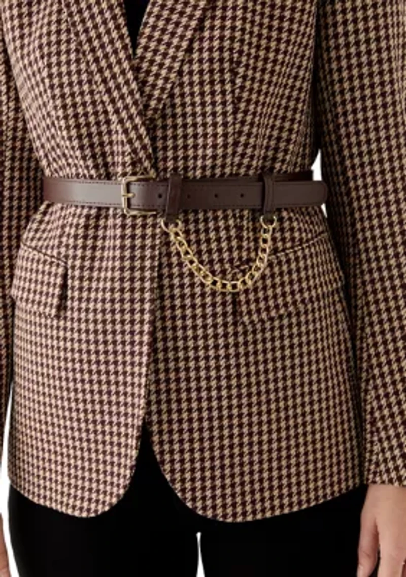 Women's Notch Jacket with Belt