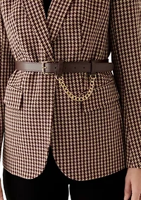 Women's Notch Jacket with Belt