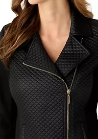 Women's Asymmetrical Motorcycle Jacket