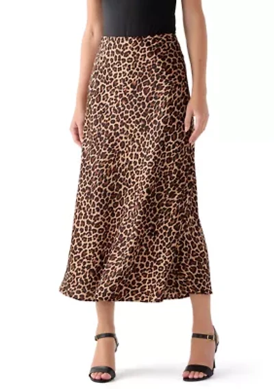 Women's Unlined Bias Flared Skirt