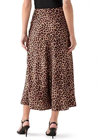 Women's Unlined Bias Flared Skirt