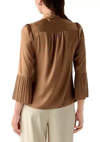 Women's Tie Neck Blouse