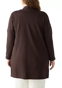 Plus Serenity Knit Cardigan