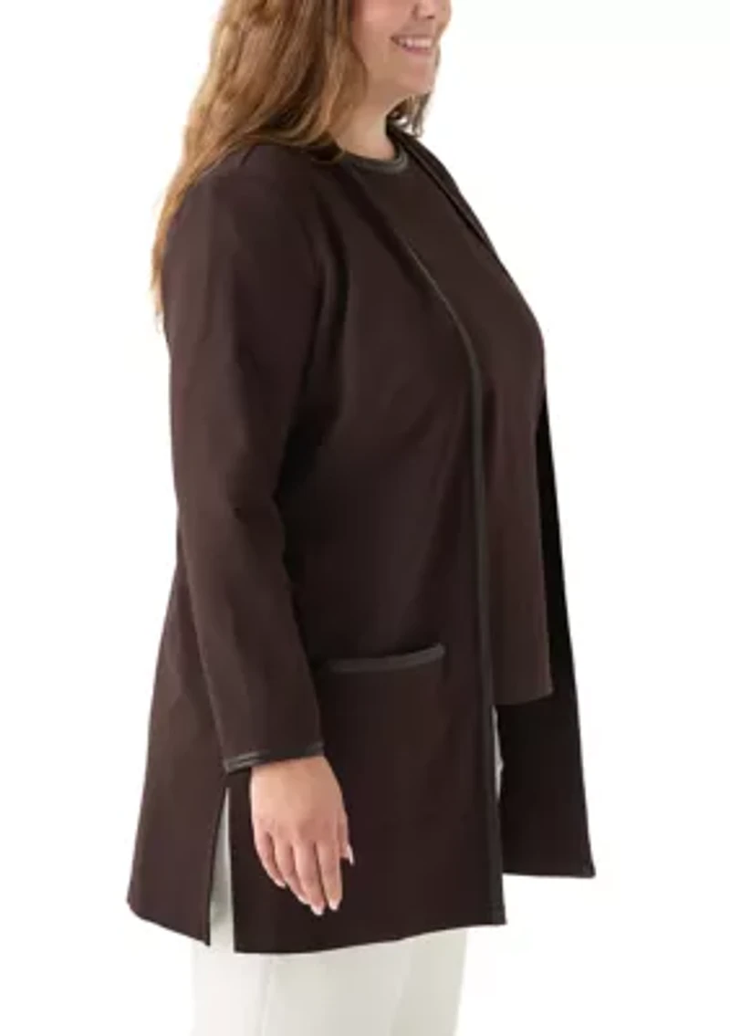 Plus Serenity Knit Cardigan