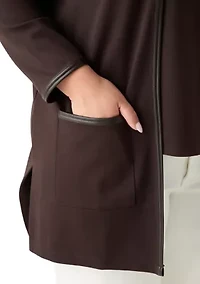 Plus Serenity Knit Cardigan