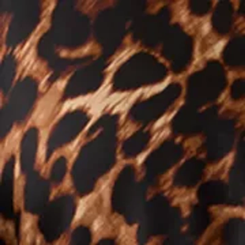 Petite Long Sleeve Ruffle Button Front Short Dress