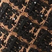 Plus Diagonal Check Open Front Cardigan