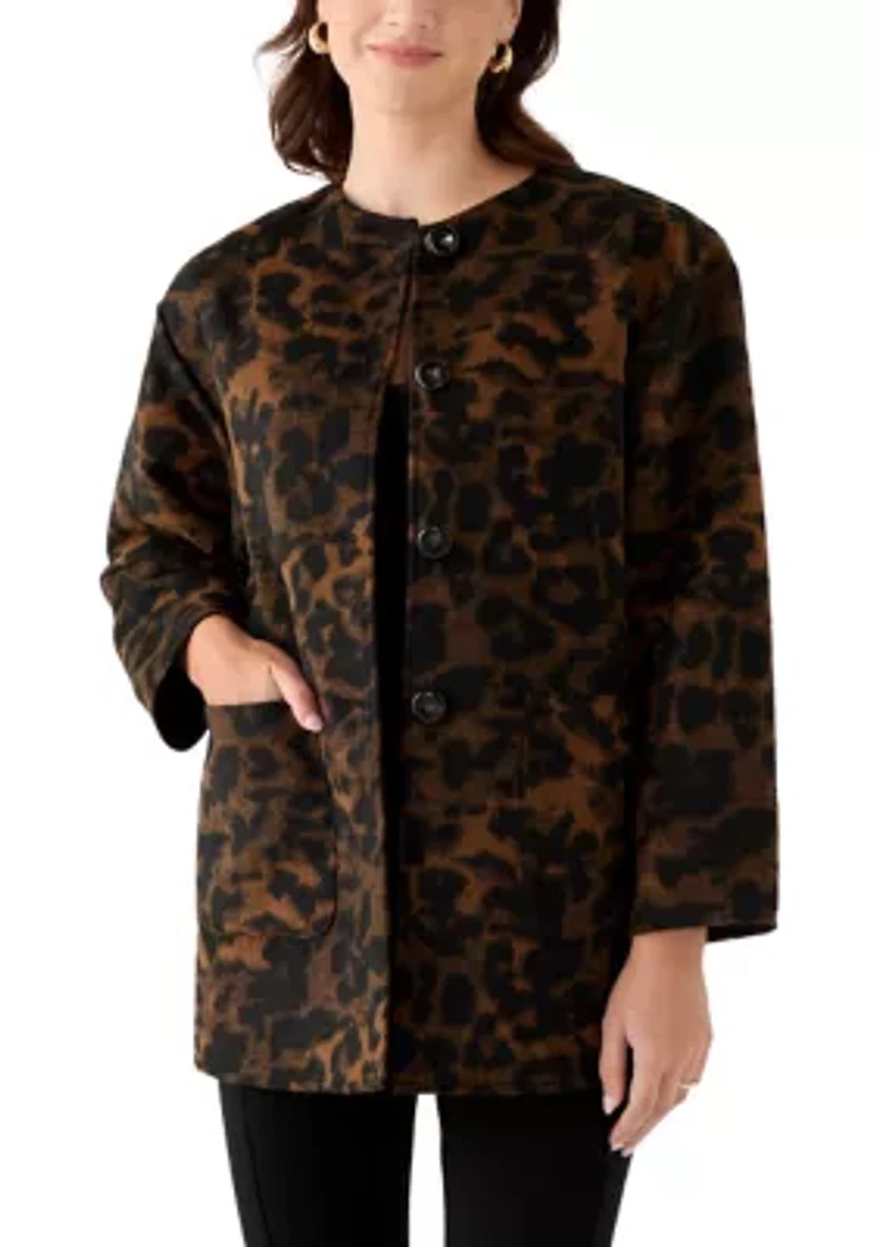 Women's Topper with Patch Pocket