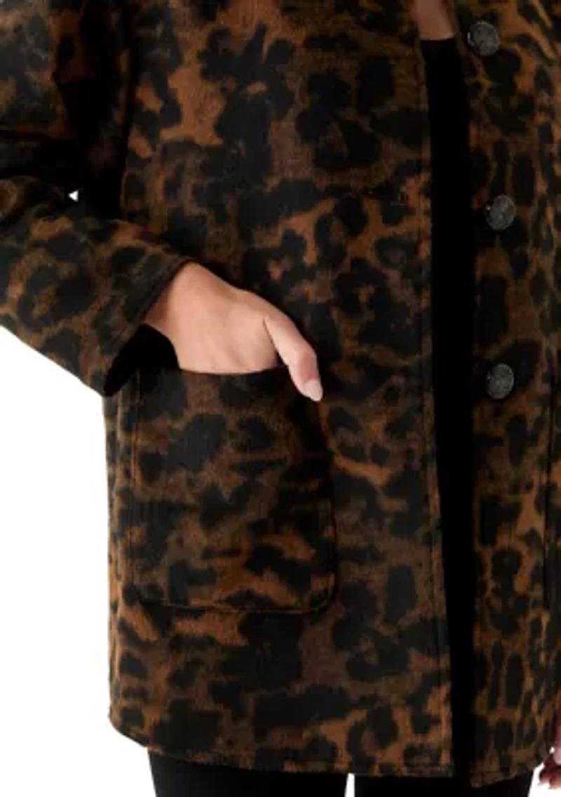 Women's Topper with Patch Pocket