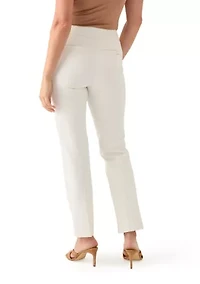 Petite Fly Front Bootleg Pants