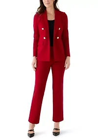 Women's Triple Pocket Faux Double Breasted Jacket