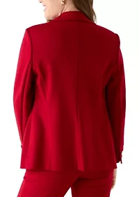 Petite Triple Pocket Faux Double Jacket