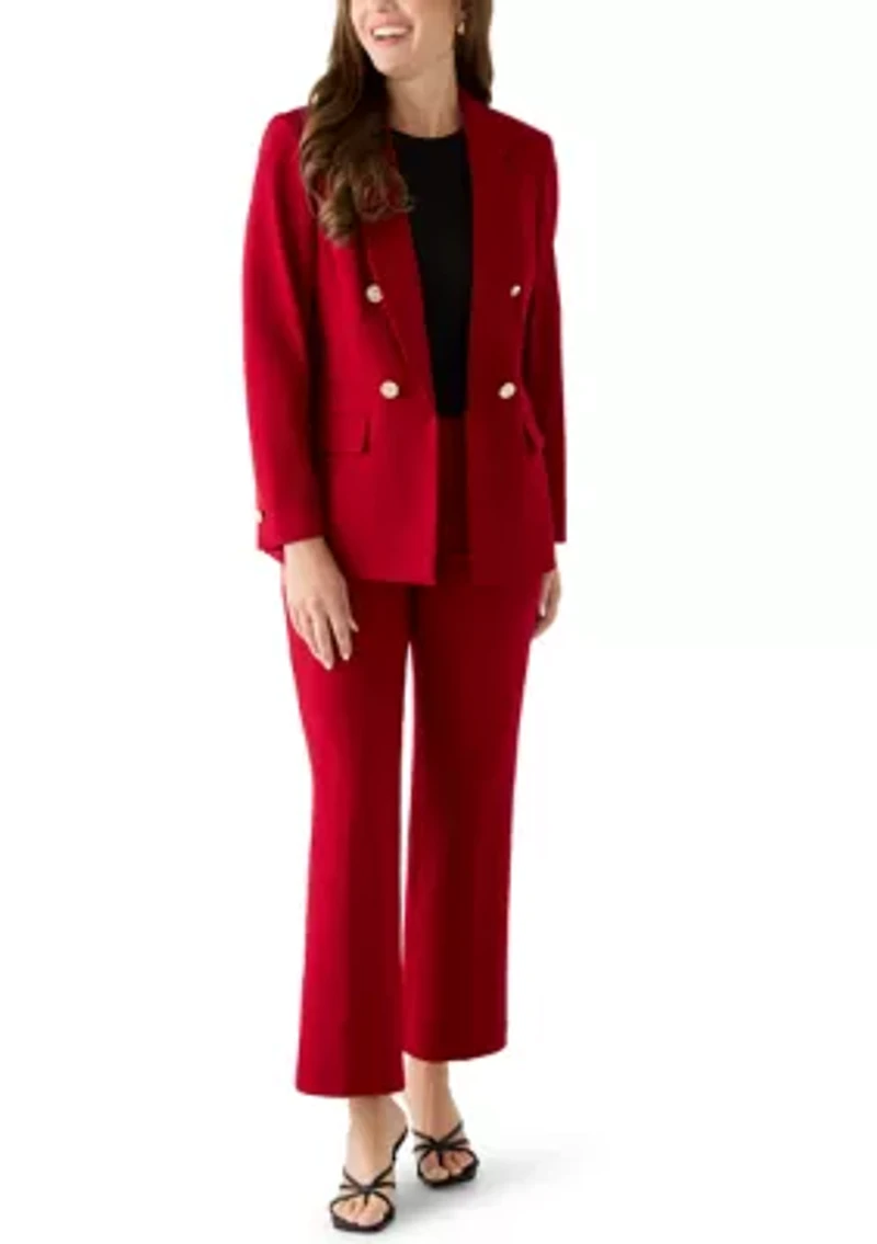 Petite Triple Pocket Faux Double Jacket