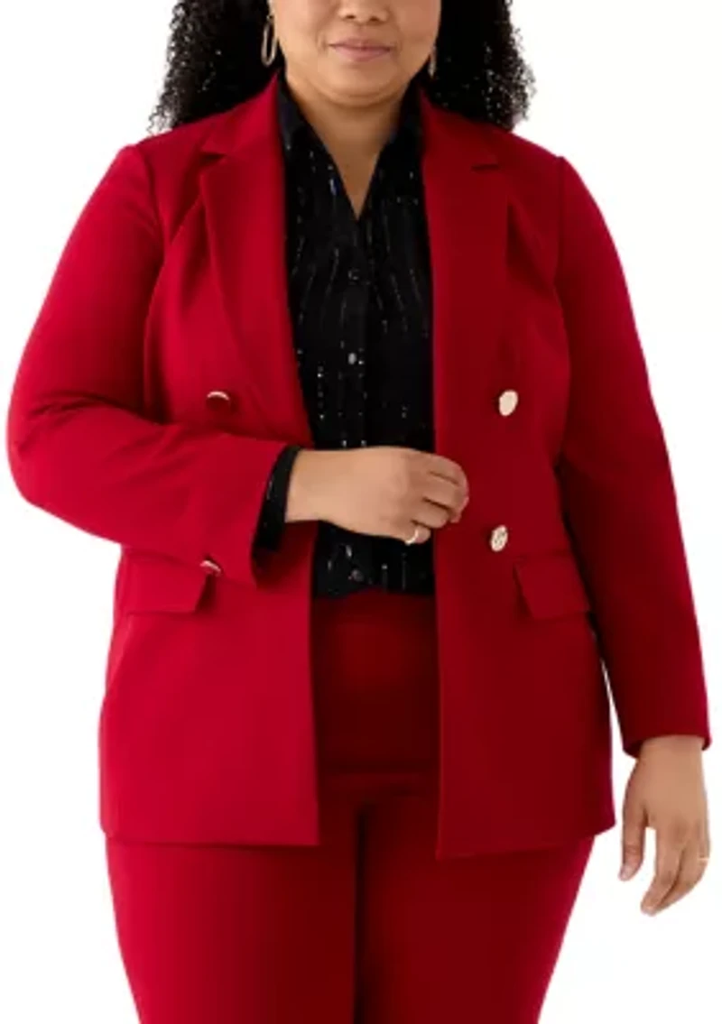 Plus Triple Pocket Jacket