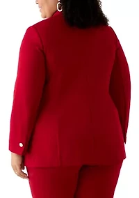 Plus Triple Pocket Jacket