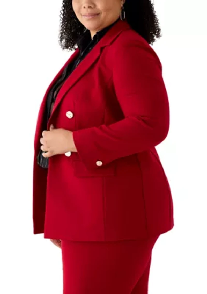 Plus Triple Pocket Jacket