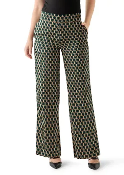 Women's Pine Forest High Waist Wide Leg Pants