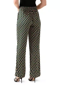 Women's Pine Forest High Waist Wide Leg Pants