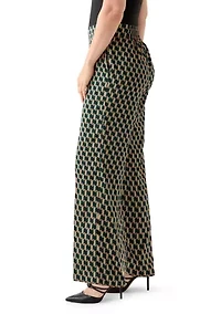 Women's Pine Forest High Waist Wide Leg Pants