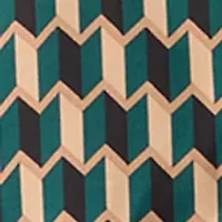 Women's Printed Collared Button Down Shirt