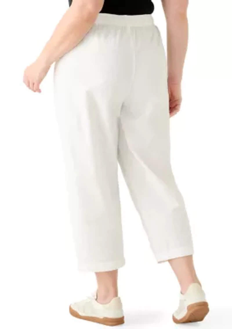 Plus High Rise Slim Bootleg Pants