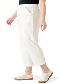 Plus High Rise Slim Bootleg Pants