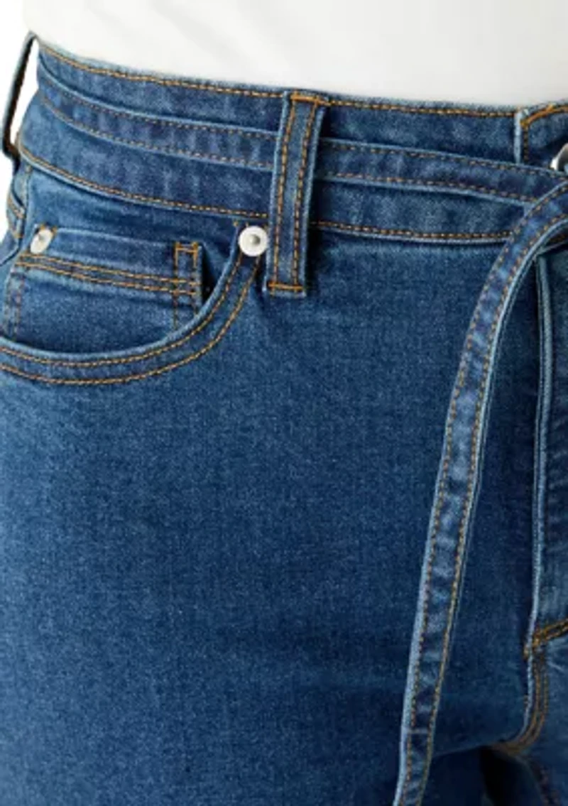 Women's Wide Leg Culotte with Belt