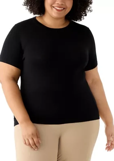 Plus Luxe Merino Wool T-Shirt