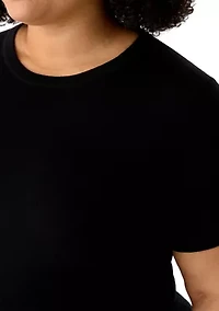 Plus Luxe Merino Wool T-Shirt