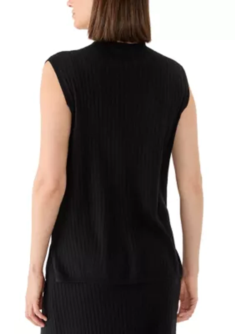 Women's Merino Mock Neck Top