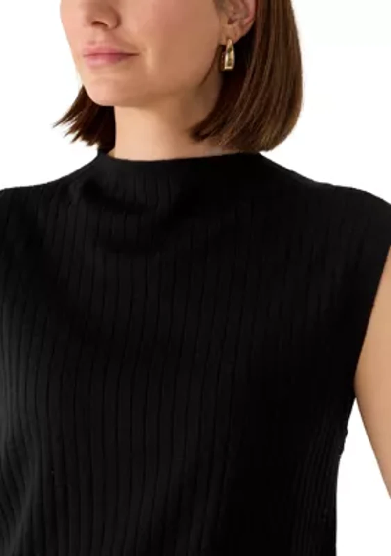 Women's Merino Mock Neck Top