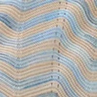 Plus Drape Front Zig Zag Cardigan