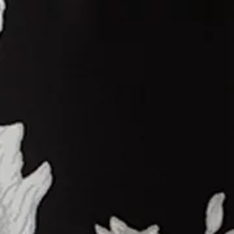 Women's Button Front Print Blouse with Pleated Cuffs