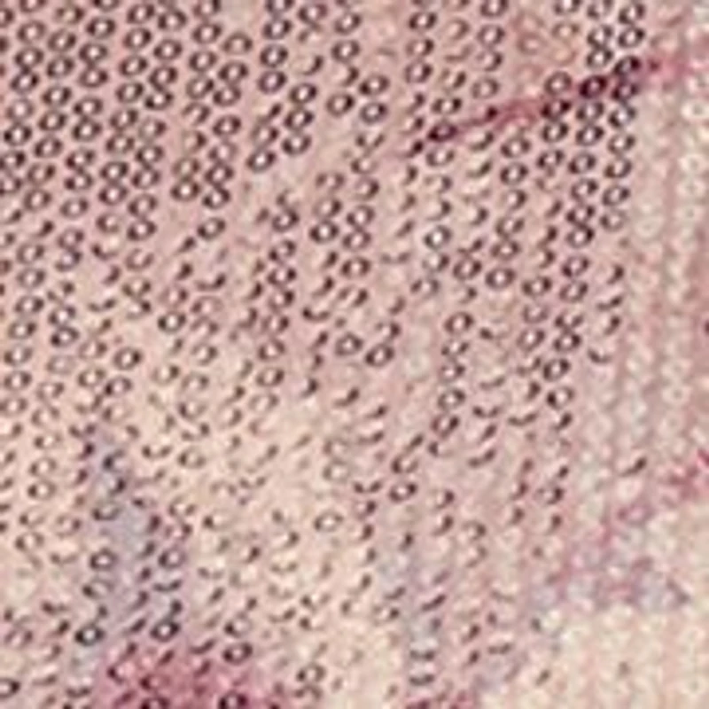 Plus Dark Rose Mist Multi Floral Sequin Top