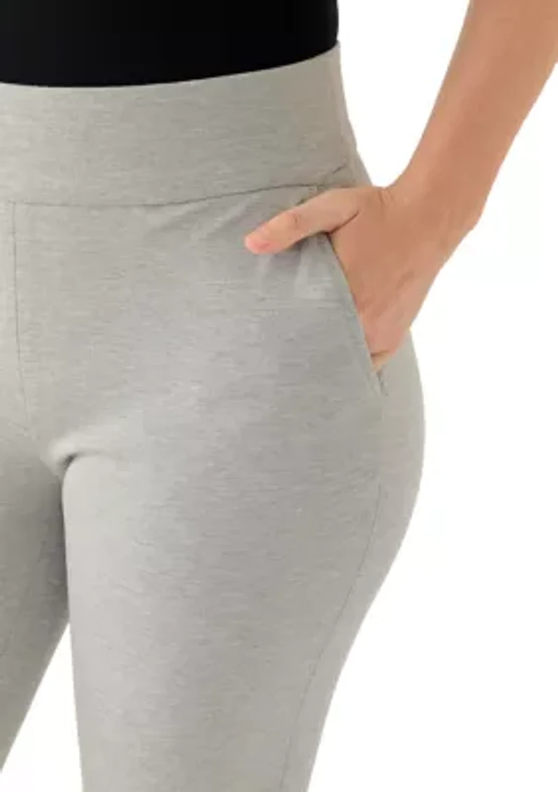 Women's High Rise Pull On Boot Leg Leggings