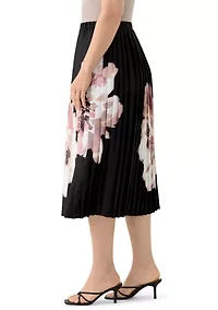 Women's Pull On Pleated Skirt