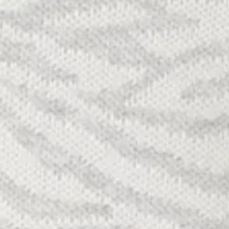 Plus White Dove Heather Grey Jaquard Sweater