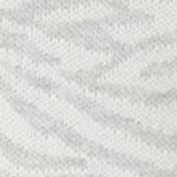 Plus White Dove Heather Grey Jaquard Sweater