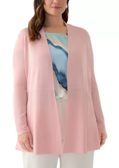 Plus Pink Blush Monteray Cardigan