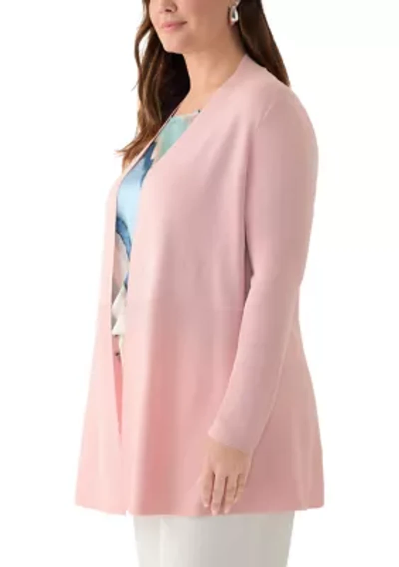 Plus Pink Blush Monteray Cardigan
