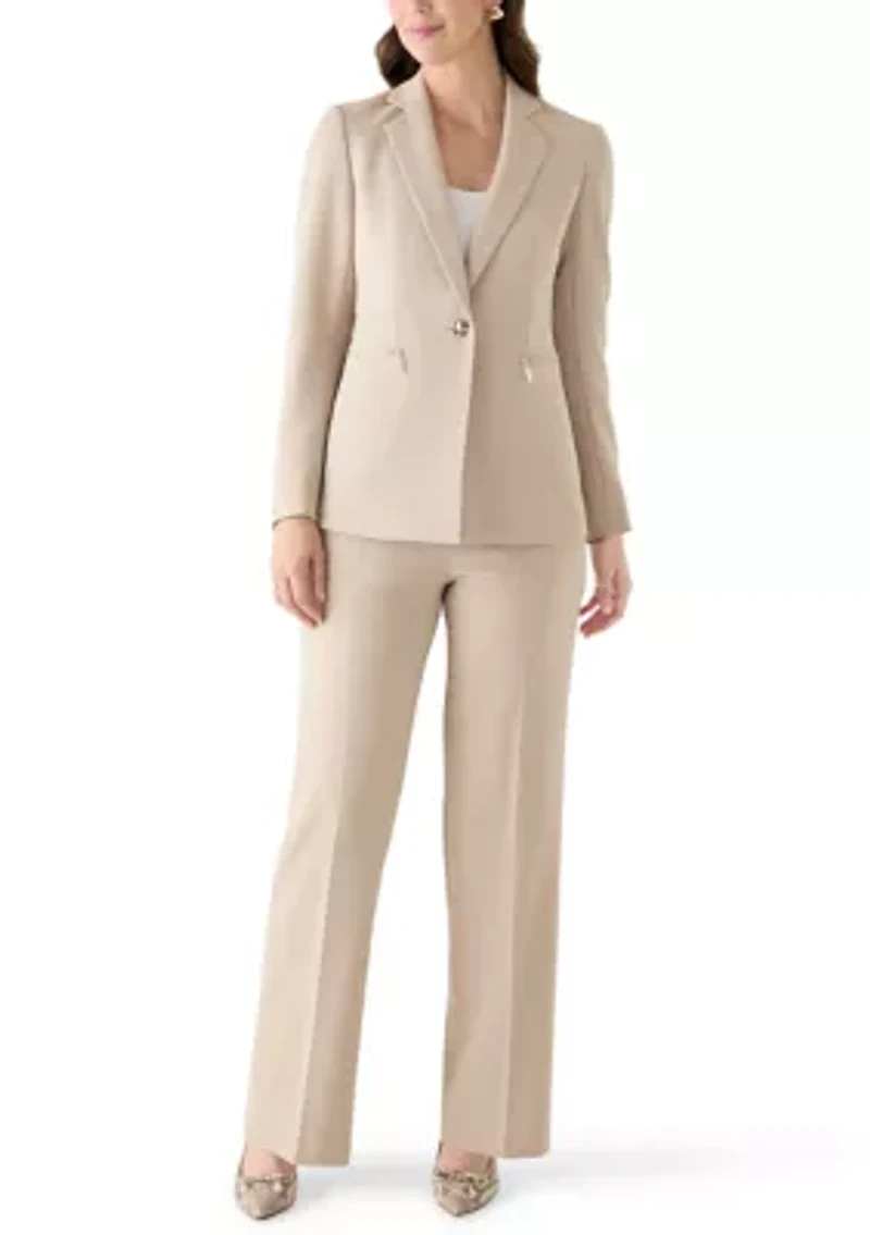 Women's High Rise Pleated Wide Leg Pants