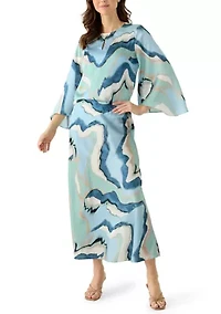 Women's Bias Flared Midi Skirt