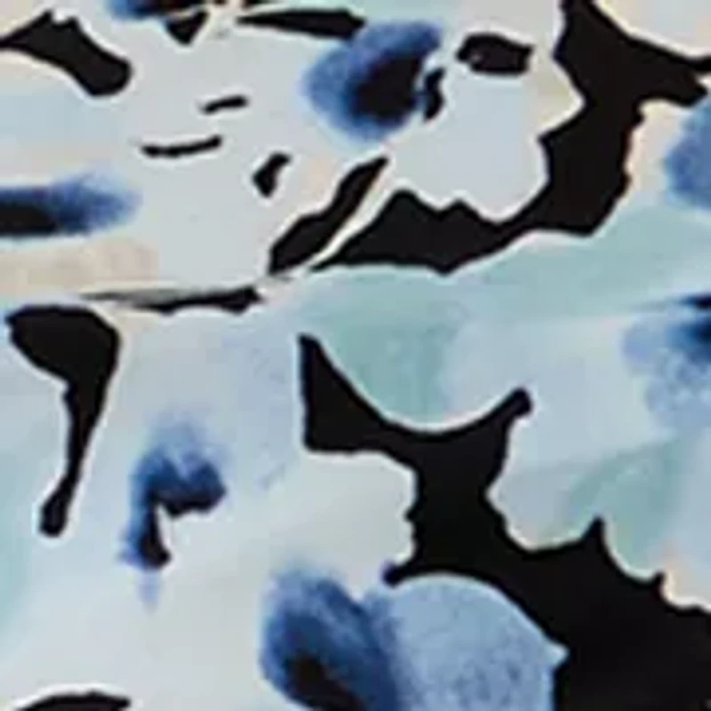 Women's Cowl Neck Print Blouse