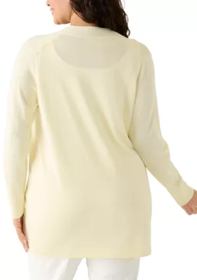 Plus Pocket Cardigan