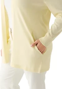 Plus Pocket Cardigan