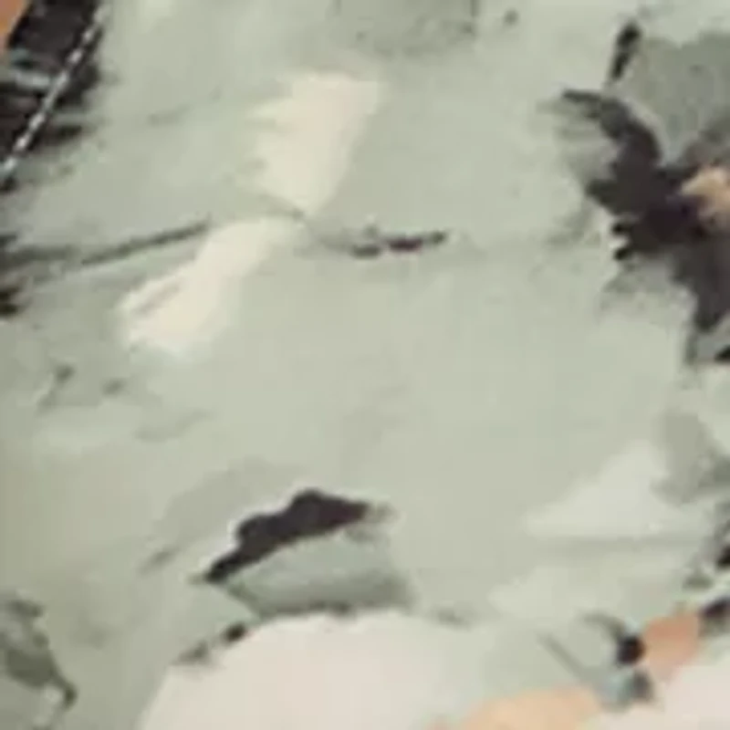 Petite Ruffle Tie Neck Printed Blouse